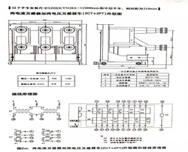 两电流互感器加两电压互感器车（2CT+2PT）外型图